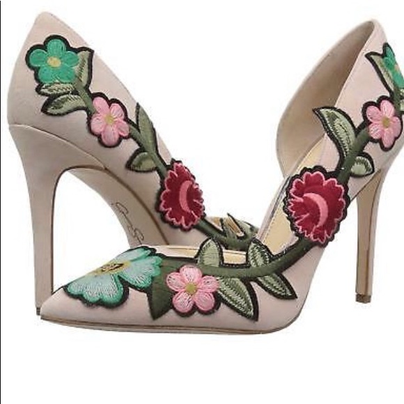 jessica simpson floral pumps